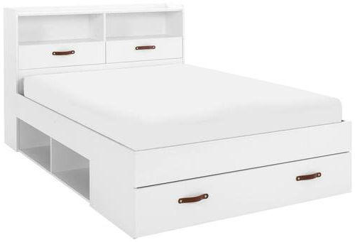 MID.YOU POSTEĽ S ÚLOŽNÝM PRIESTOROM, 140/190 cm biela