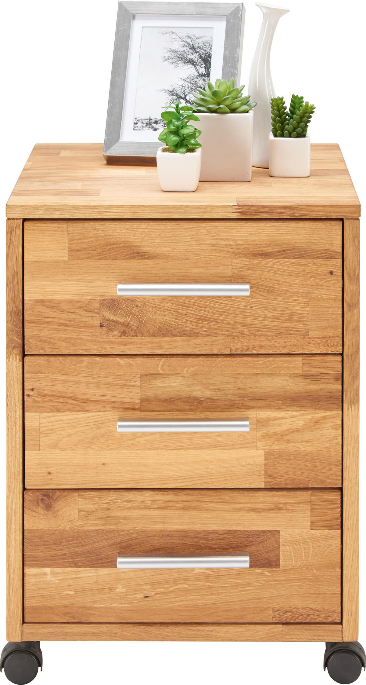 ROLLBOX - stejar sălbatic/culoare aluminiu, Natur, plastic/lemn (40/56,7/42cm) - Linea Natura