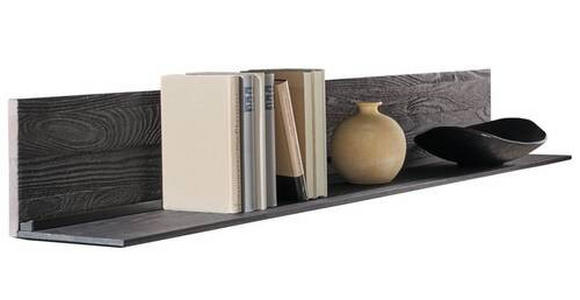WANDBOARD 154/21/24 cm - Anthrazit, Design, Holz (154/21/24cm) - Johann Jakob