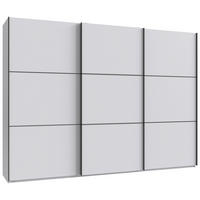 SCHWEBETÜRENSCHRANK 300/216/65 cm 3-türig Schwarz, Weiß  - Schwarz/Weiß, KONVENTIONELL, Holzwerkstoff/Metall (300/216/65cm) - Stylife