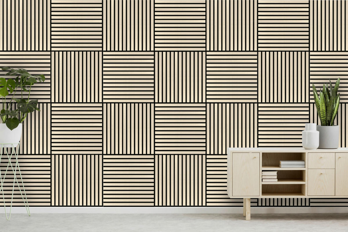 AKUSTIČNI PANEL  Modular Wall System     52/52 cm      - barve hrasta, Design, leseni material (52/52cm) - MID.YOU