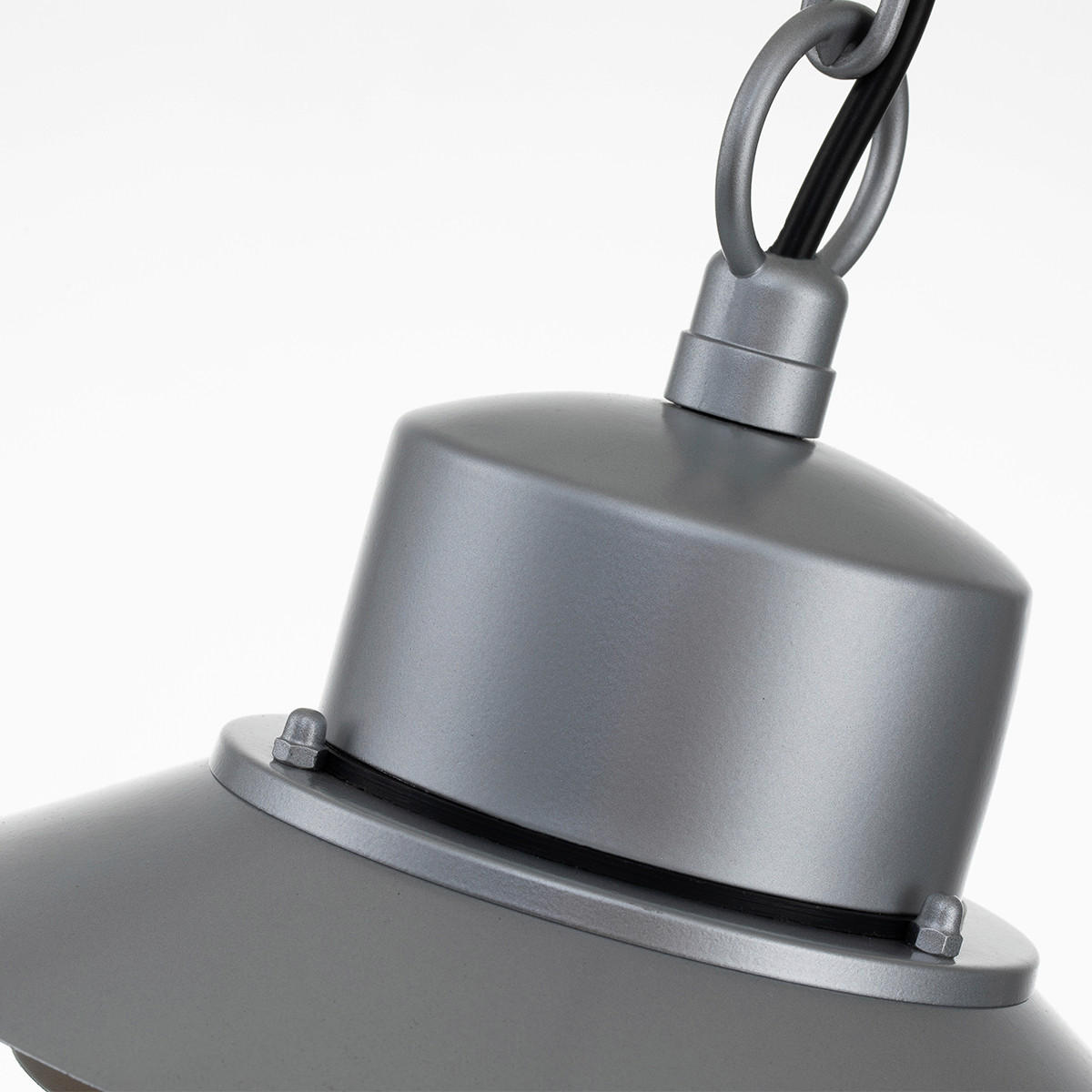 ZUNANJA VISEČA SVETILKA  Copenhagen      22/37,5 cm       - srebrne barve, Konvencionalno, kovina/steklo (22/37,5cm) - Elstead Lighting