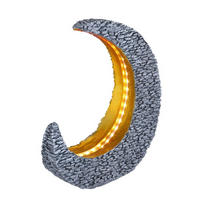 SOLARLEUCHTE - Goldfarben/Grau, Design, Kunststoff (28/9/31cm) - Globo