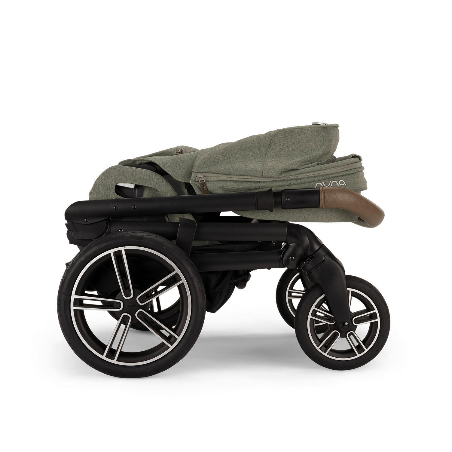 KINDERWAGENSET  MIXX NEXT  PINE  - Schwarz/Grün, Basics, Kunststoff/Textil (60/110/82cm) - Nuna