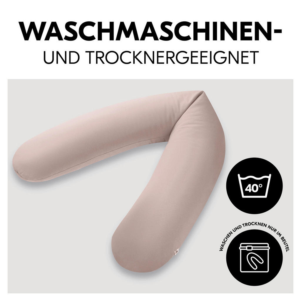 Thumbnail - Hauck Stillkissen Nurse N Care, Altrosa, Textil, Füllung: EPS Mikroperlen,EPS Mikroperlen, 190 cm, Oeko-Tex® Standard 10...