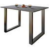 SKRIVBORD  i antracit, svart  - silver/svart, Design, metall/trämaterial (120/76/50cm) - MID.YOU