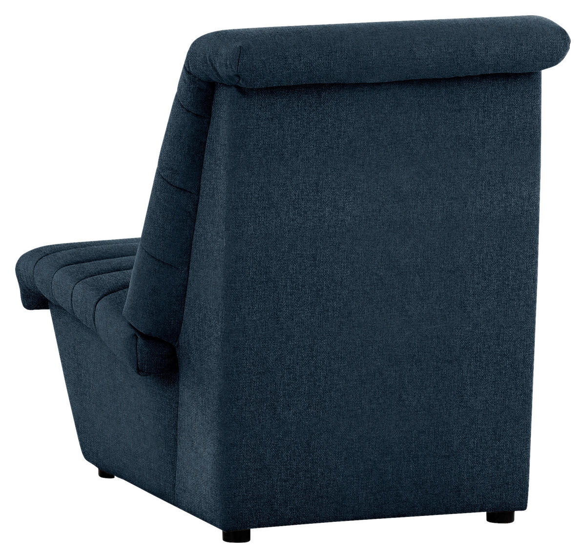 SESSEL in Webstoff Dunkelblau  - Schwarz/Dunkelblau, Design, Kunststoff/Textil (72/92/103cm) - LOOKS by W.Joop