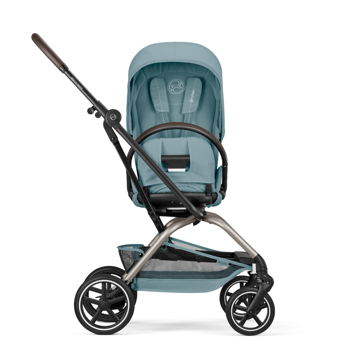 BUGGY EEZY S TWIST+ 2 TPE  - Taupe/Schwarz, Basics, Kunststoff/Textil (80,5/45/105cm) - cybex GOLD