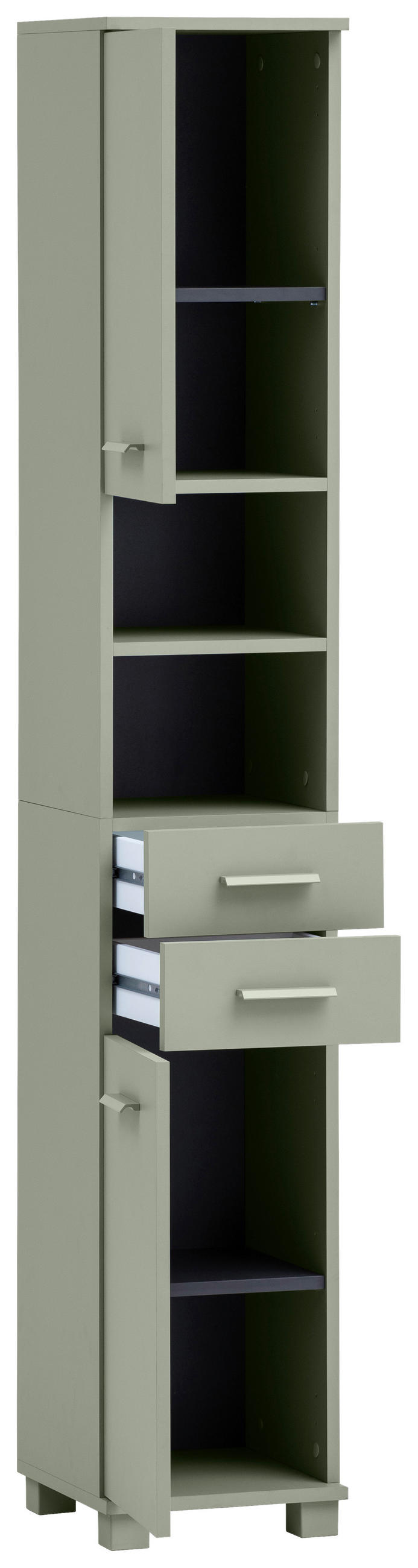 HOCHSCHRANK 30,3/180,9/32,6 cm  - Hellgrün, MODERN, Holzwerkstoff/Kunststoff (30,3/180,9/32,6cm) - MID.YOU