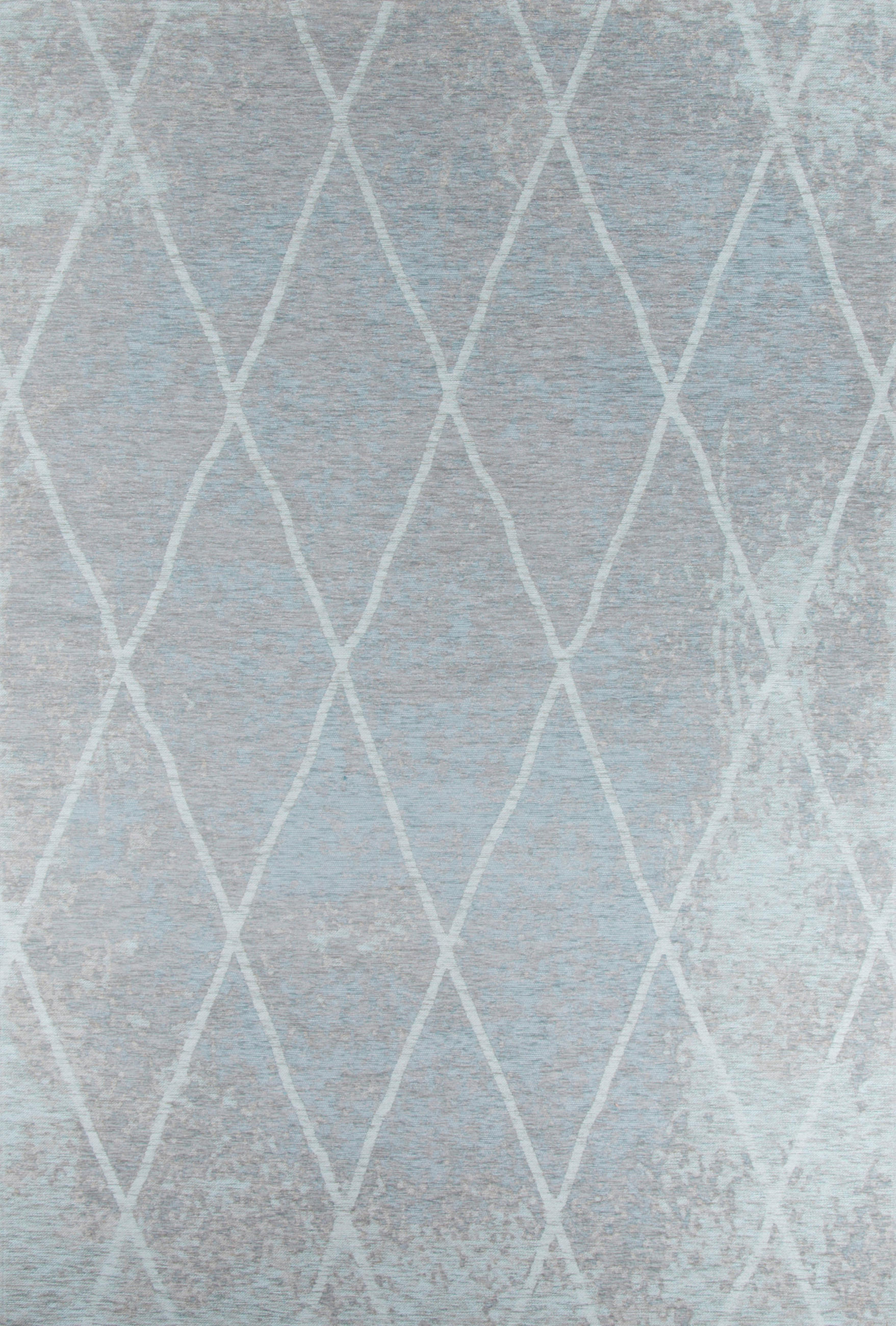 VINTAGE-TEPPICH 68/130 cm Fine Line Hellblau  - Hellblau, Design, Kunststoff/Textil (68/130cm) - Tom Tailor