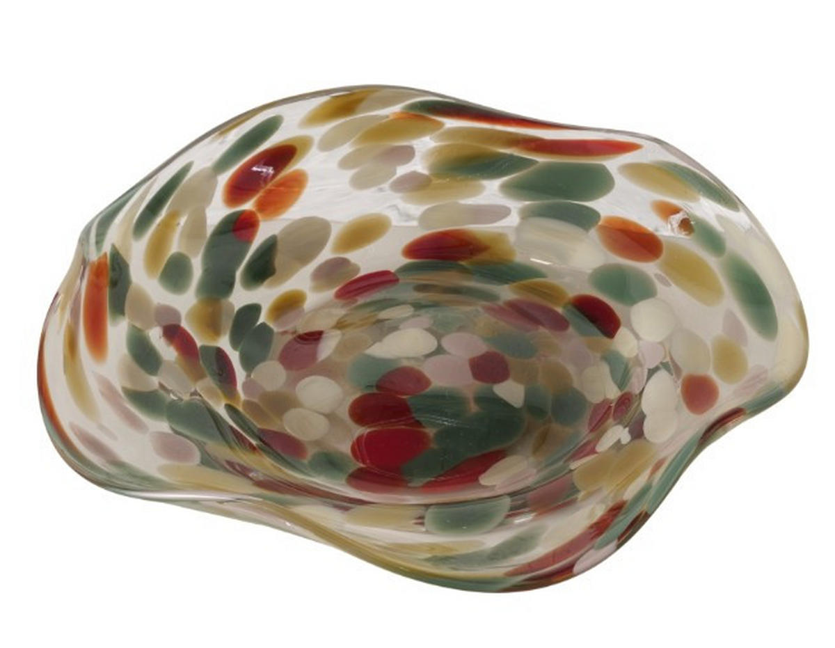 DEKOSCHALE - Multicolor, Basics, Glas (23,5/5,5cm) - Boltze Home