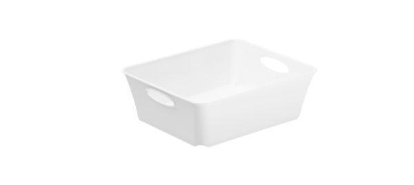 BOX - Weiß, Basics, Kunststoff (18.6/15.1/6cm) - Rotho