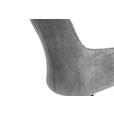 ARMLEHNSTUHL  in Eisen Webstoff  - Schwarz/Grau, Design, Textil/Metall (64/88/60cm) - Novel