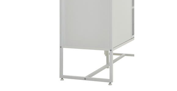 SIDEBOARD 100/75/41 cm in Weiß - Schwarz/Weiß, MODERN, Holzwerkstoff/Metall (100/75/41cm) - Novel