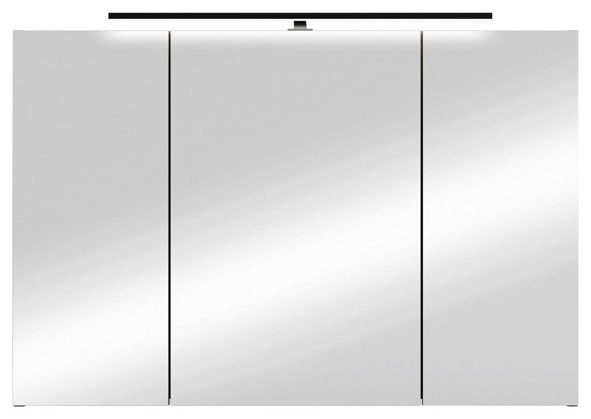 SPIEGELSCHRANK 90/60/20 cm  - Anthrazit, MODERN, Glas/Holzwerkstoff (90/60/20cm) - MID.YOU