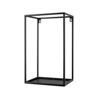 WANDREGAL  - Schwarz, Design, Metall (19/25/47cm)