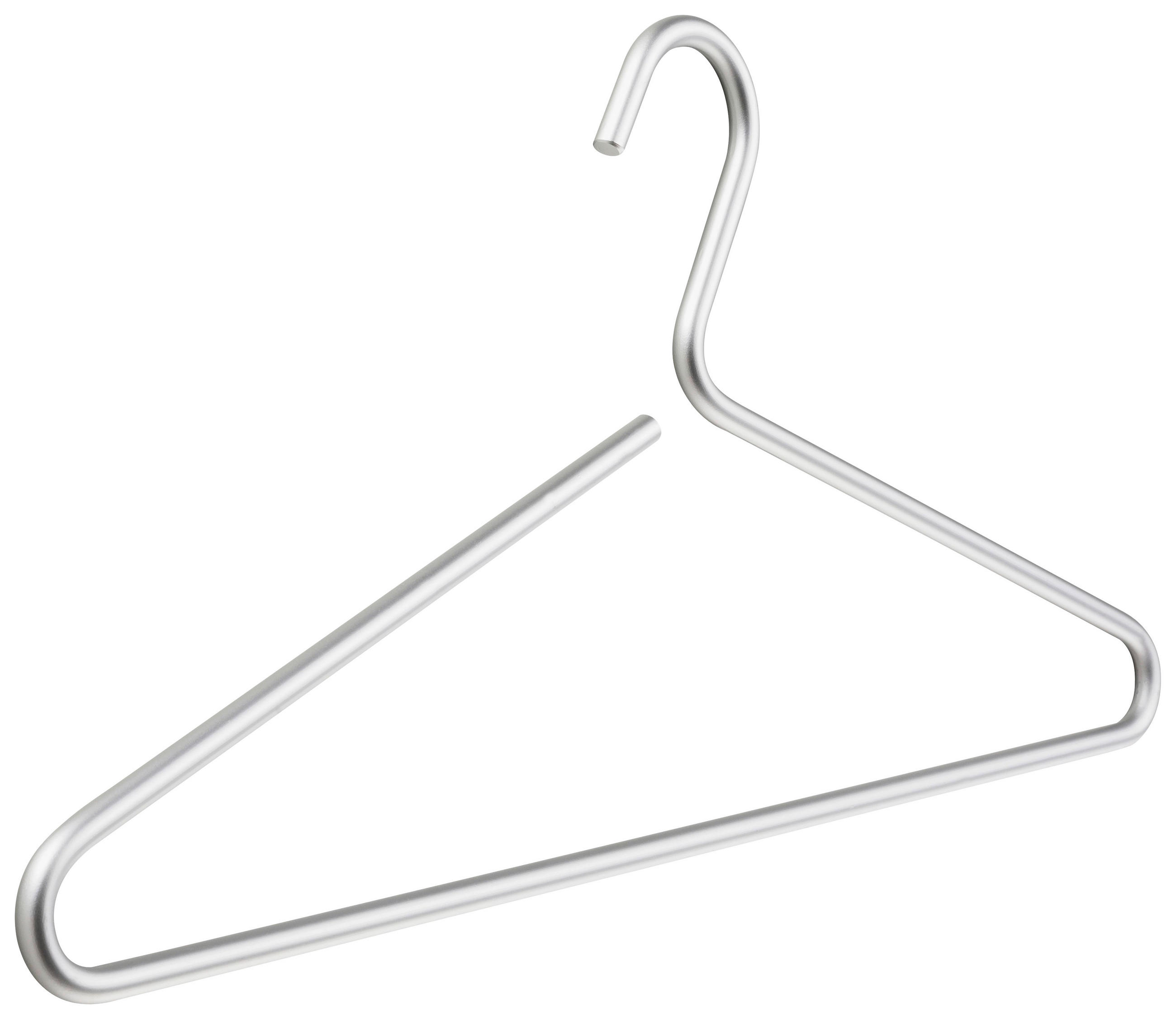 ŠATNÍ RAMÍNKO - barvy stříbra, Basics, kov (42cm)