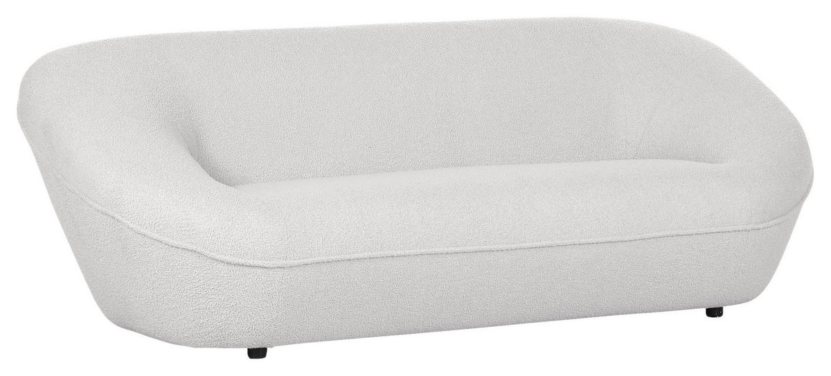 2-SITZER-SOFA in Flachgewebe Schlammfarben  - Schlammfarben/Schwarz, KONVENTIONELL, Kunststoff/Textil (223/79/94cm) - Carryhome