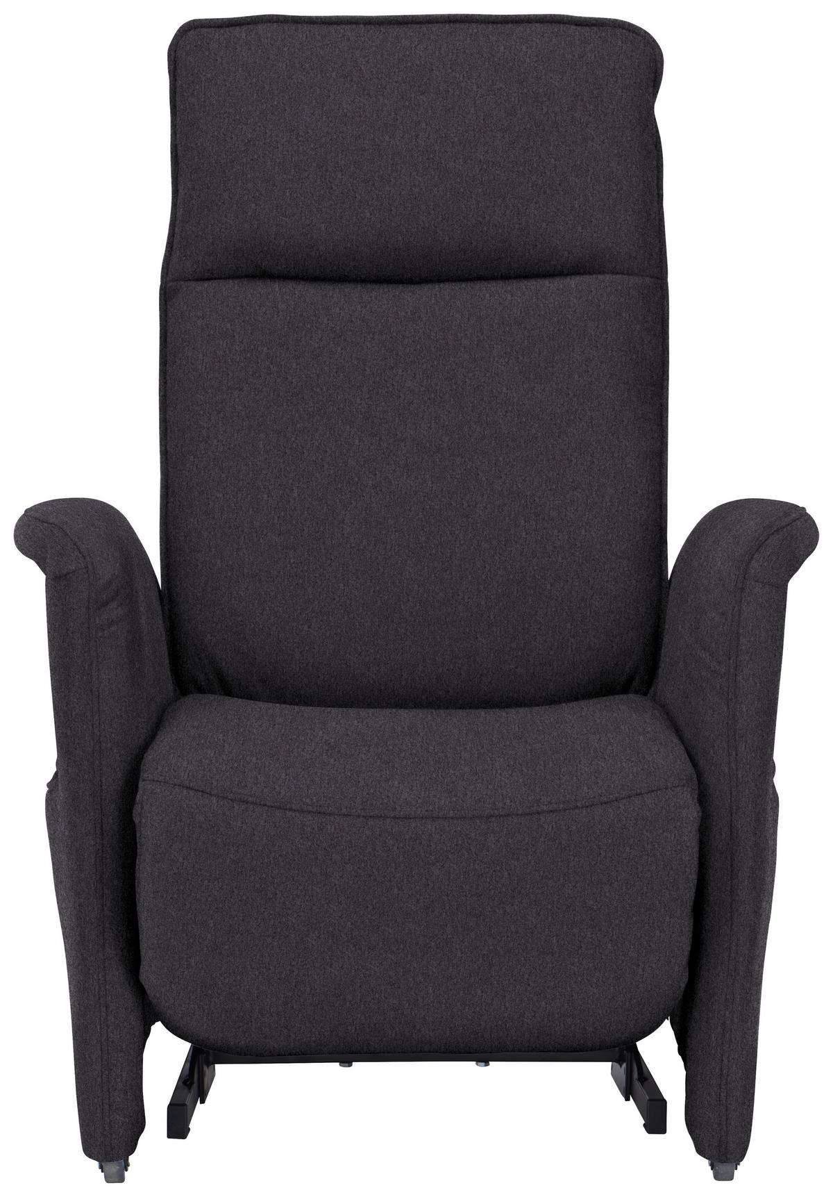 FERNSEHSESSEL in Chenille Anthrazit  - Anthrazit, Konventionell, Kunststoff/Textil (79-83/108/87cm) - Valdera