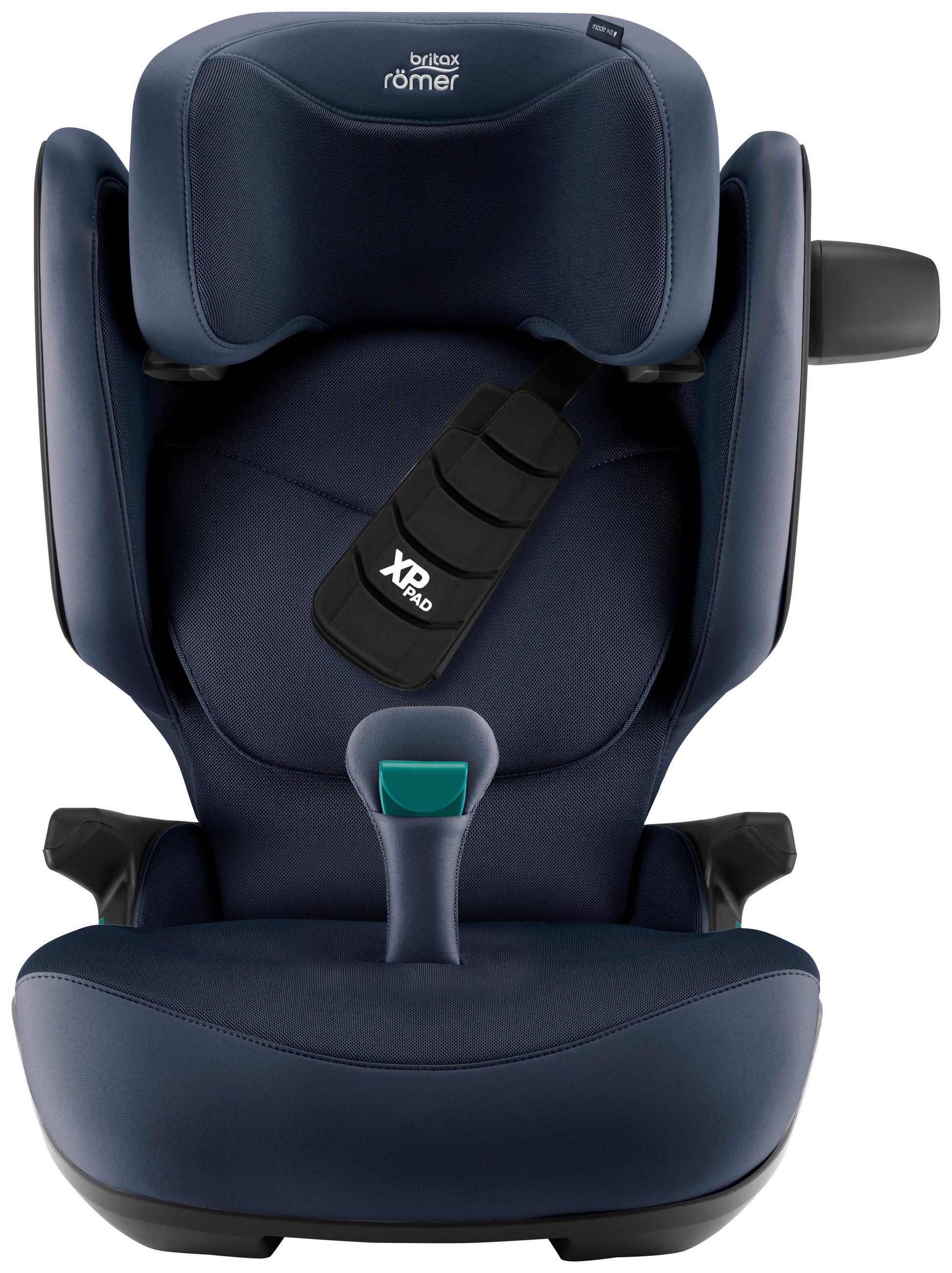 KINDERAUTOSITZ Kidfix Pro  - Dunkelblau, Basics, Kunststoff/Textil (48/83/42cm) - Britax Römer