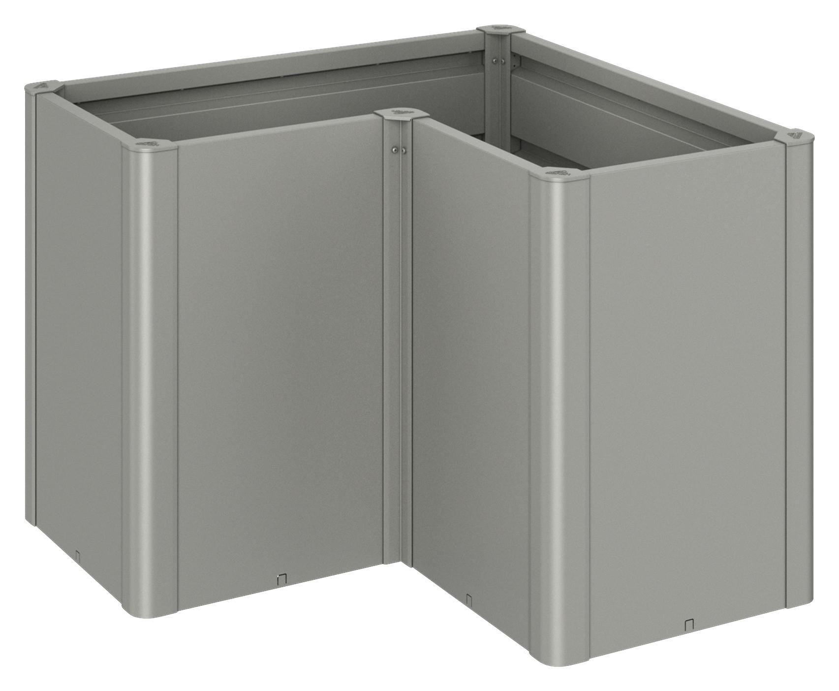 HOCHBEET Belvedere  - Grau, Basics, Metall (102/102cm) - Biohort