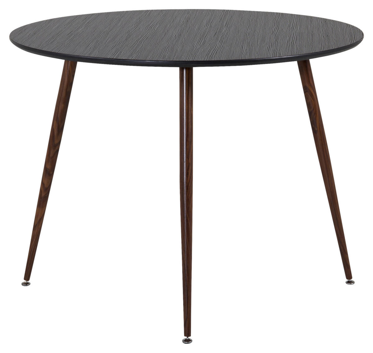 MATBORD i metall, trämaterial 100/100/75 cm   - svart, Design, metall/trämaterial (100/100/75cm) - Livetastic