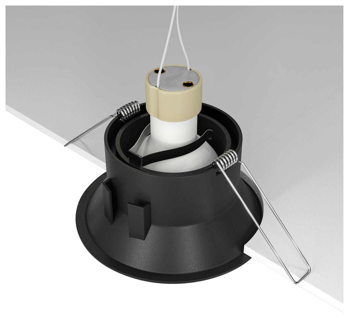 STRAHLER - Schwarz, Basics, Metall (9,3/4,5/9,3cm) - MAYTONI