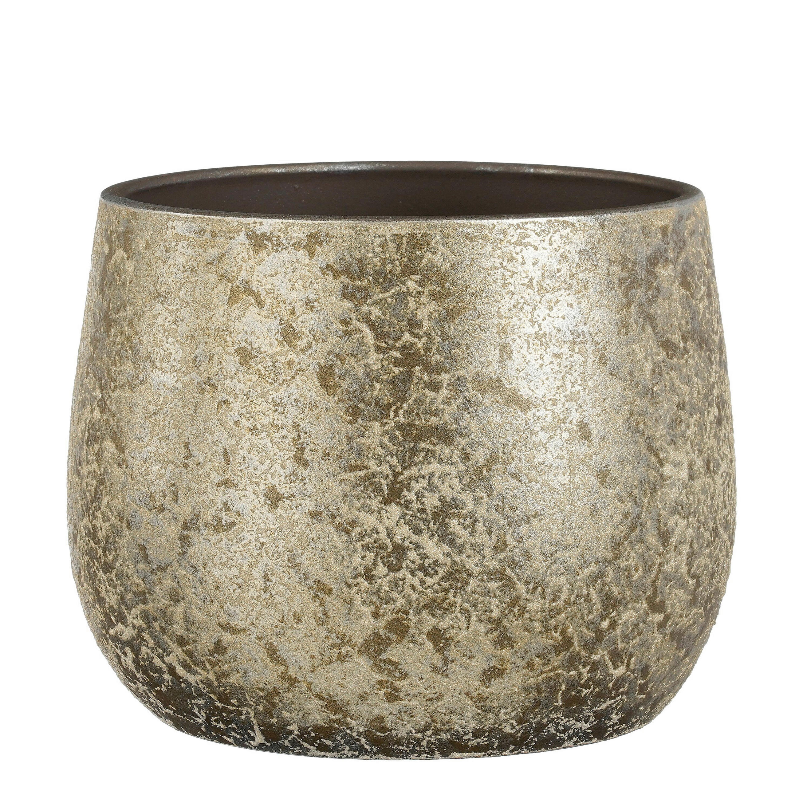 SAKSIJA ZA BILJE  keramika  - šampanjac, Osnovno, keramika (32/32/25.5cm)