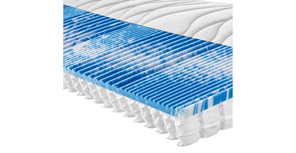 TASCHENFEDERKERNMATRATZE PERFECT TOUCH T 120/200 cm Höhe ca. 22 cm - Weiß, KONVENTIONELL, Textil (120/200cm) - Sleeptex