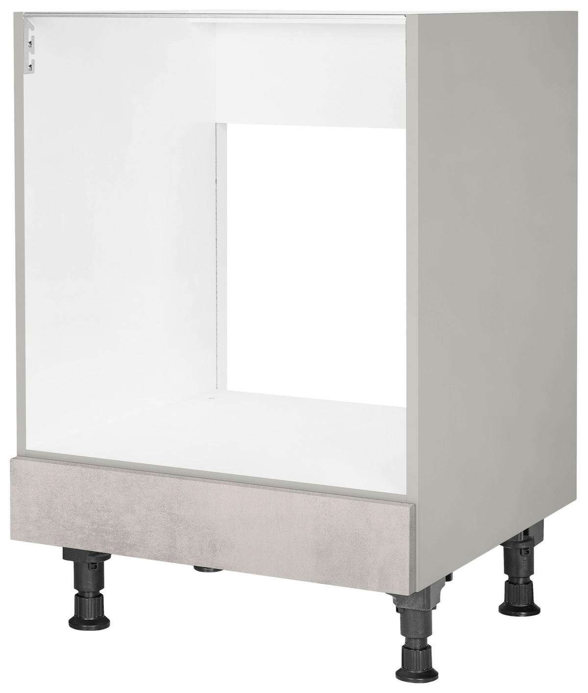 HERDUMBAUSCHRANK 60/87/56 cm  in Hellgrau  - Hellgrau, MODERN, Holzwerkstoff (60/87/56cm) - Nobilia