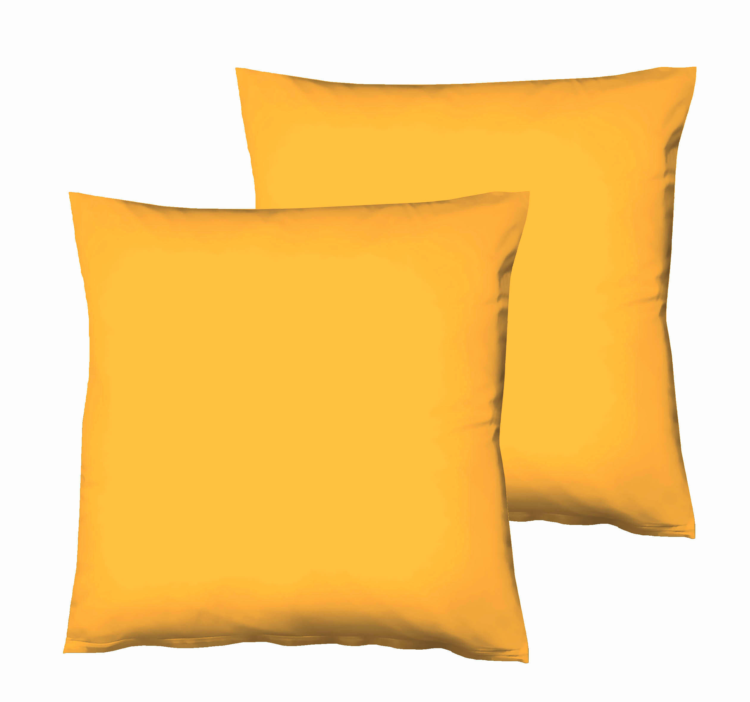 KOPFKISSENBEZUG 80/80 cm - Gelb, Basics, Textil (80/80cm) - Fleuresse