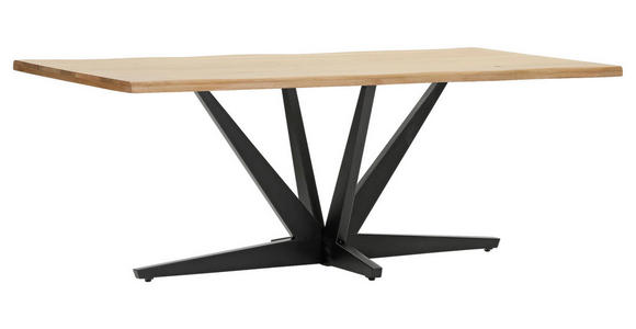 TISCHPLATTE      - Eichefarben, Design, Holz (220/100/4cm) - Landscape