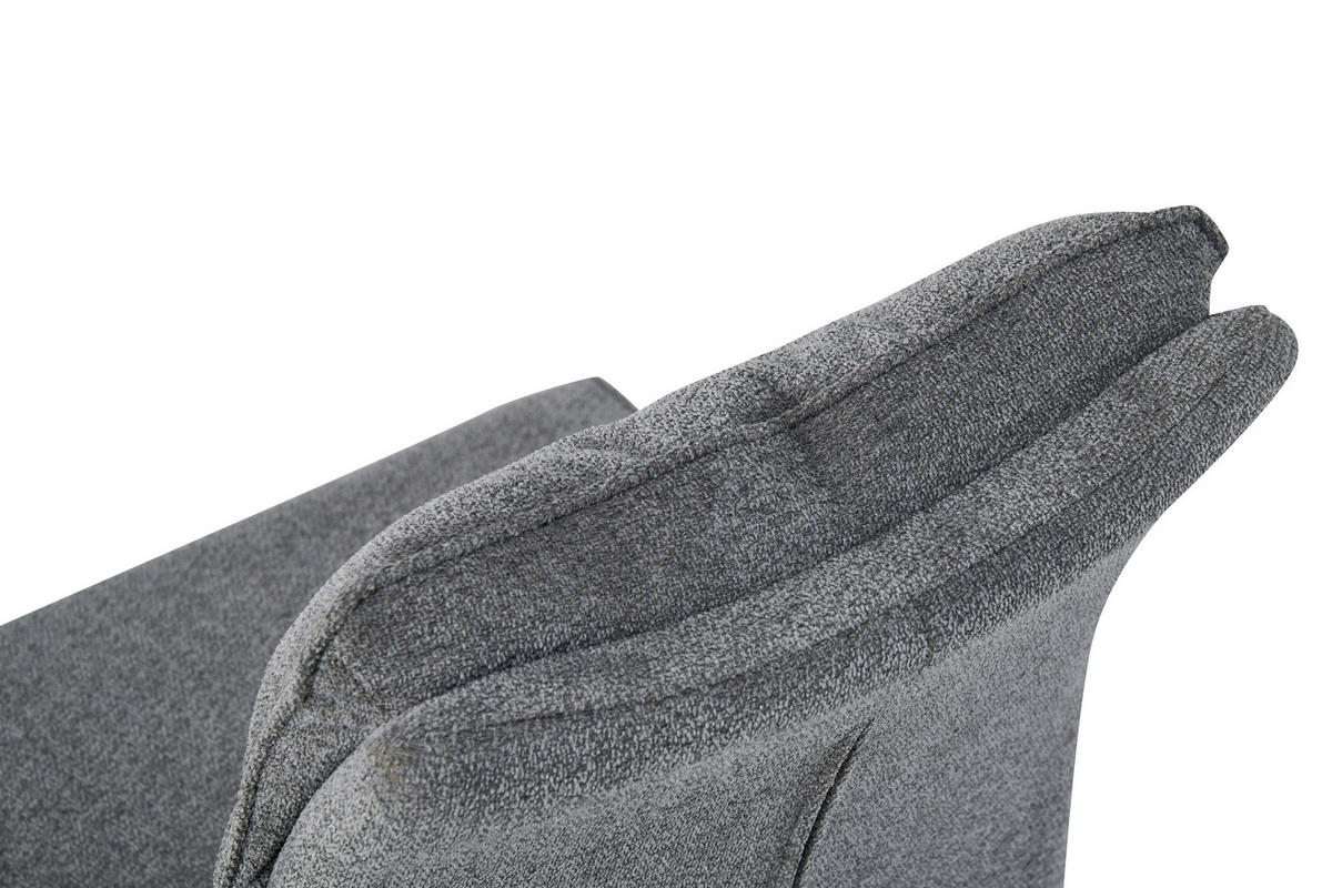 SCHWINGSTUHL-SET 2 Stück  in Webstoff  - Anthrazit/Schwarz, MODERN, Textil/Metall (47/94/61cm) - MID.YOU