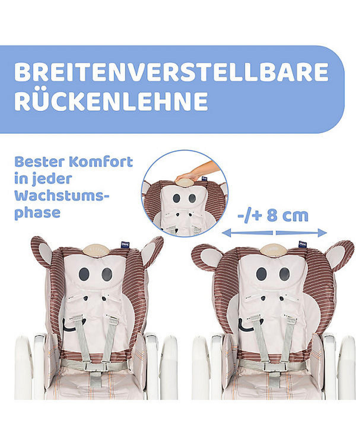 HOCHSTUHL POLLY 2 START Orange, Rot  - Rot/Orange, Basics, Kunststoff/Metall (54,8/110/83,5cm) - Chicco