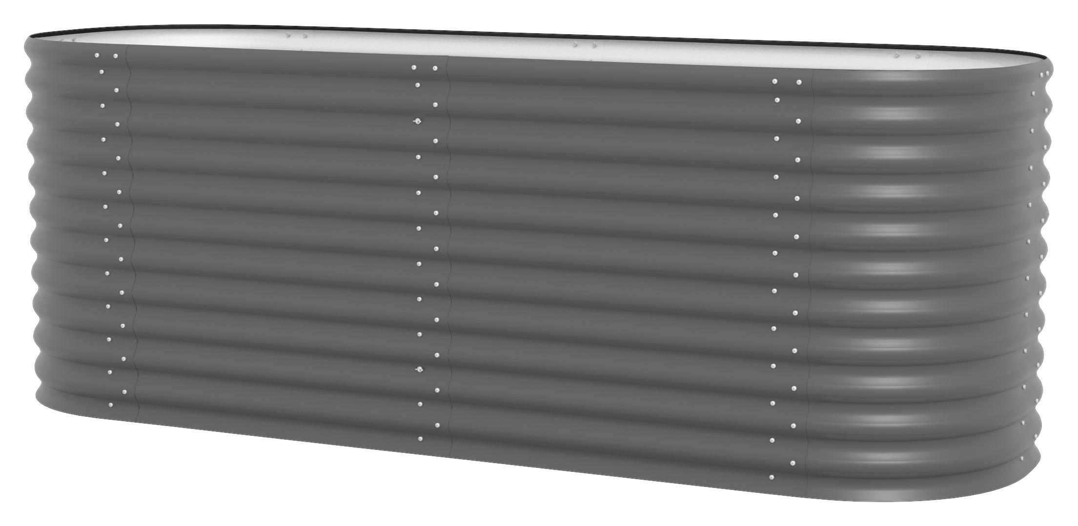 HOCHBEET-ERWEITERUNG 82,1/85,8/80 cm  - Grau, Basics, Metall (82,1/85,8/80cm)