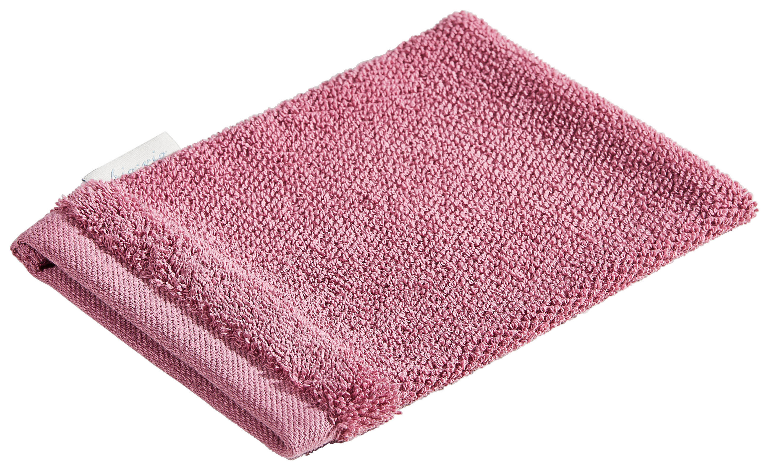 WASCHLAPPEN BONITA Dunkelrosa 4-teilig  - Dunkelrosa, Natur, Textil (16/21cm) - Bio:Vio