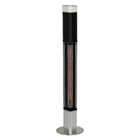 TERRASSENSTRAHLER - Silberfarben/Schwarz, Basics, Kunststoff/Metall (40/180/40cm)