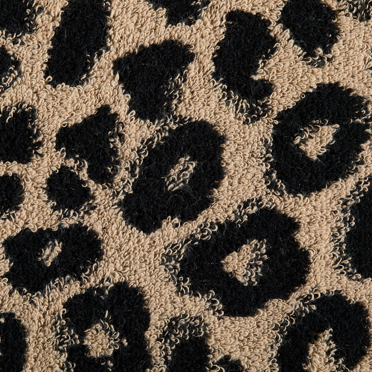 GÄSTETUCHSET Schwarz, Beige 30/50 cm  - Beige/Schwarz, Trend, Textil (30/50cm) - Dieter Knoll