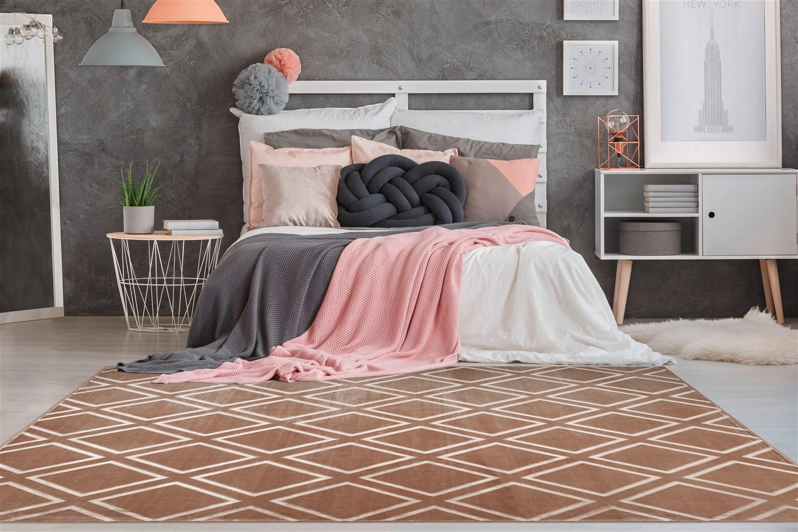 TEPPICH 160/230 cm Monroe 300 Taupe  - Taupe, KONVENTIONELL, Kunststoff/Textil (160/230cm)