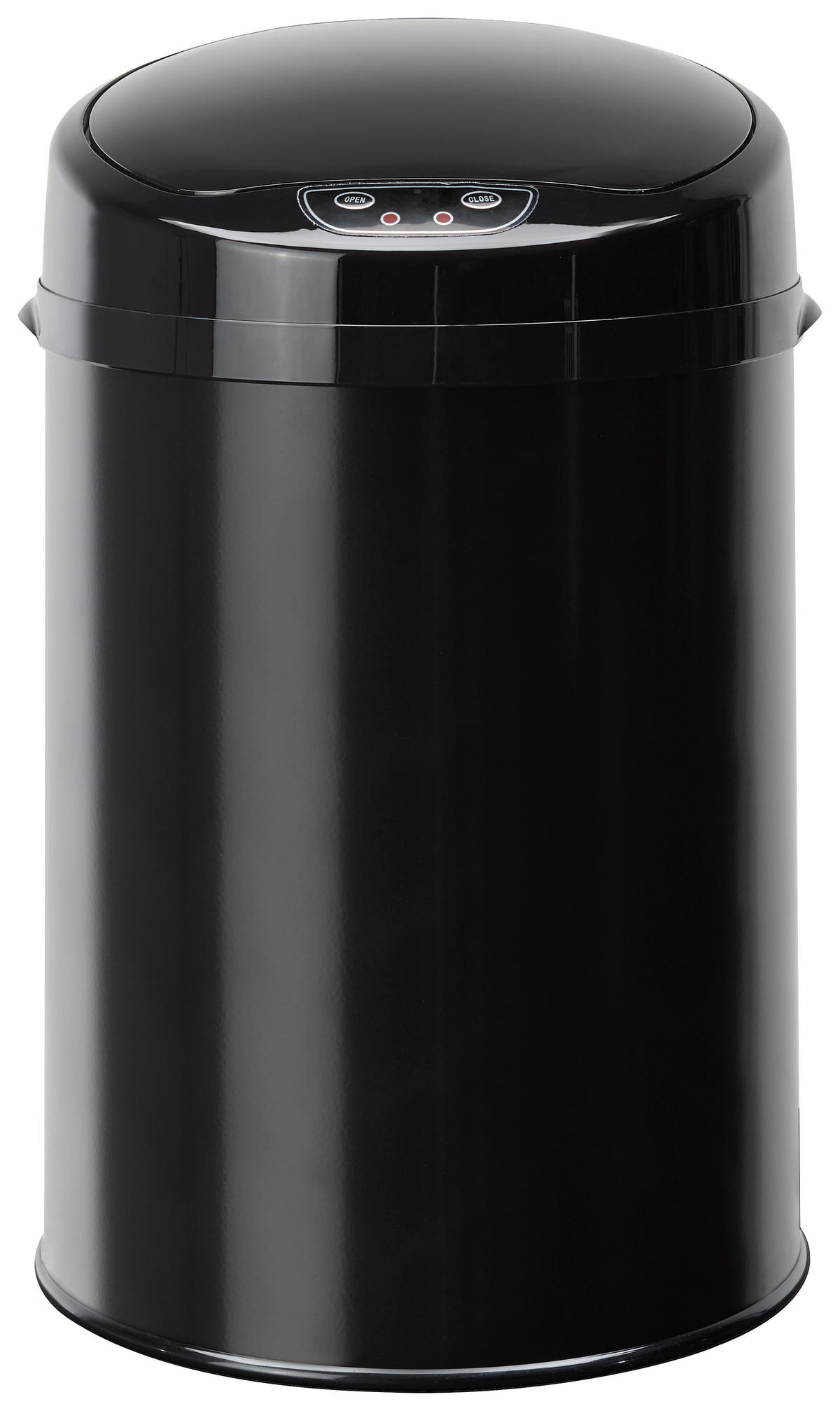 ABFALLEIMER 9 L  - Schwarz, MODERN, Kunststoff/Metall (24,5/37,5cm) - Echtwerk