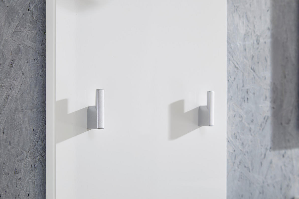 GARDEROBENPANEEL  in 30/152/23 cm  - Weiss, Design, Holzwerkstoff (30/152/23cm) - Carryhome