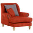 OHRENSESSEL in Textil Rot, Dunkelgrau - Eichefarben/Dunkelgrau, Design, Holz/Textil (115/103/128cm) - Carryhome OHRENSESSEL in Textil Rot, Dunkelgrau - Eichefarben/Dunkelgrau, Design, Holz/Textil (115/103/128cm) - Carryhome
