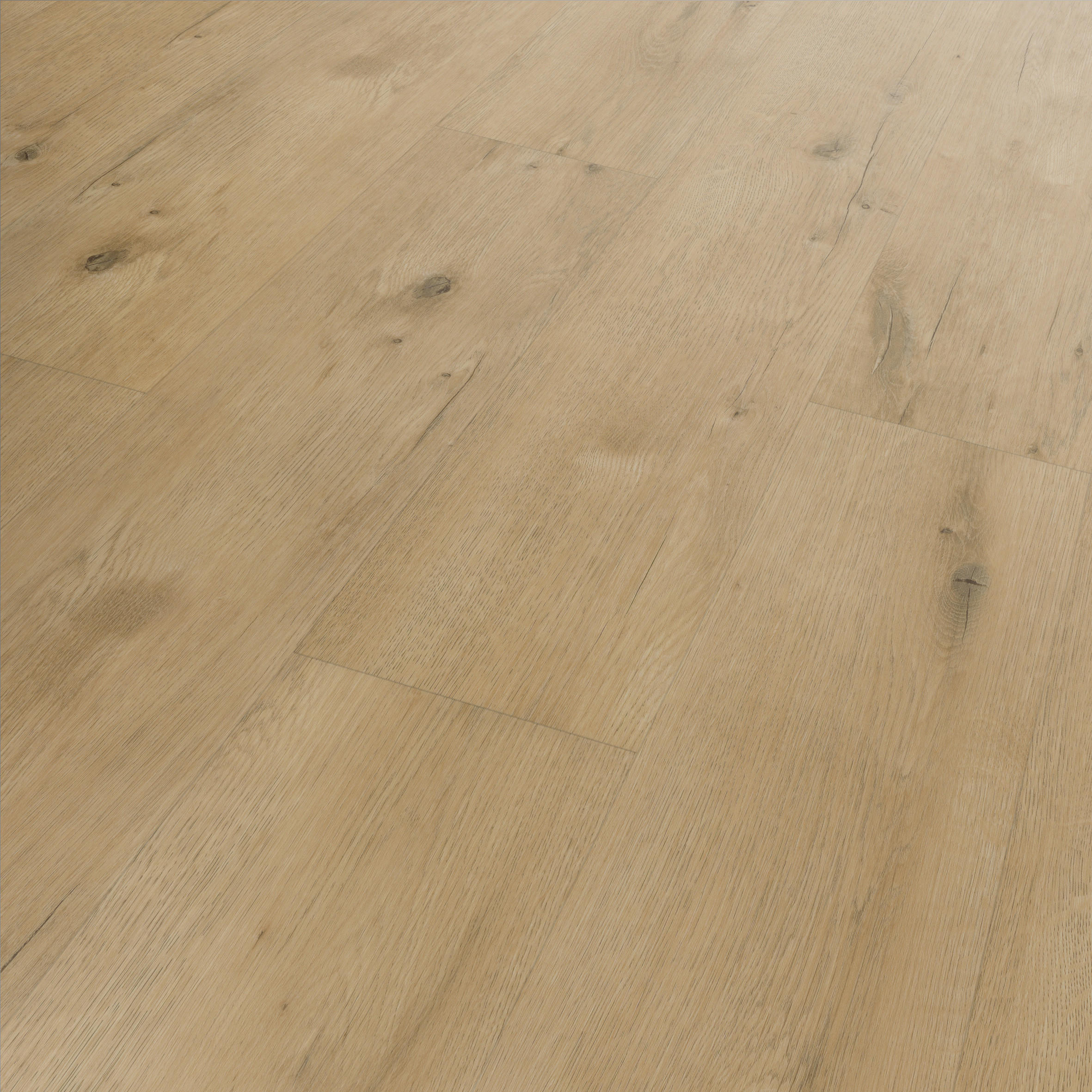 DESIGNBODEN FIXED  per  m² - Eichefarben, Basics, Kunststoff (121.9/18.4/0.25cm)