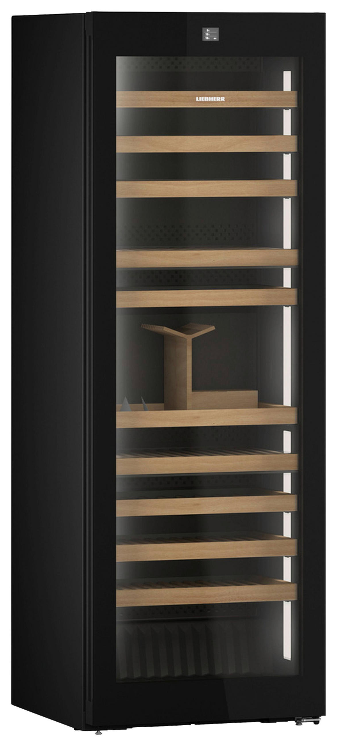 WEINKÜHLSCHRANK WPgbi 7483  - Schwarz, Basics, Glas/Metall (69,7/201,3/76,4cm) - Liebherr