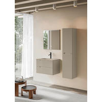 BADEZIMMER 3-teilig  in 70 cm  - Seidengrau/Weiß, KONVENTIONELL, Holzwerkstoff/Stein (70cm) - Belluti