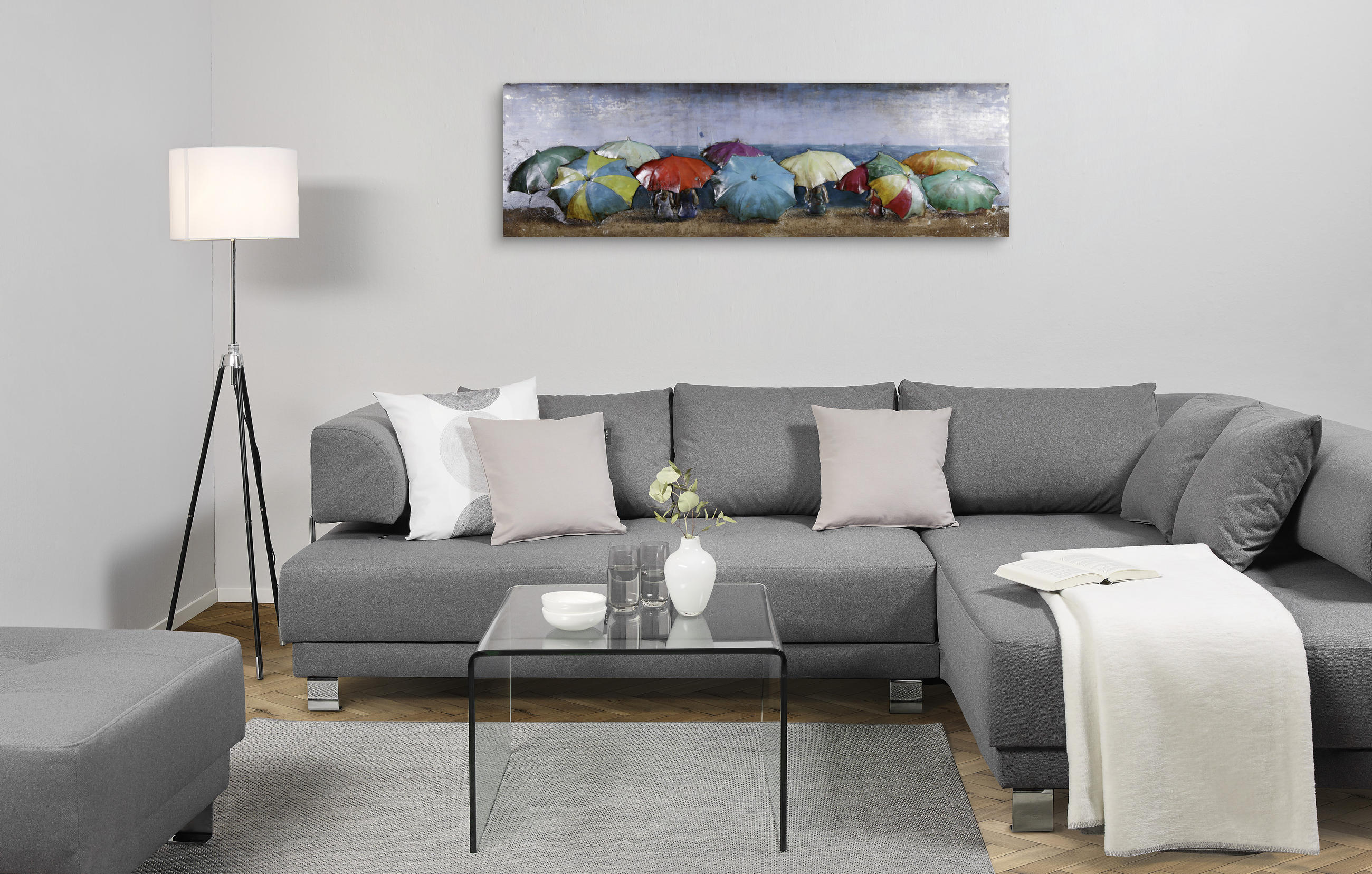 SLIKA METALNA 180/55 cm - višebojno, Basics, metal (180/55cm) - Monee