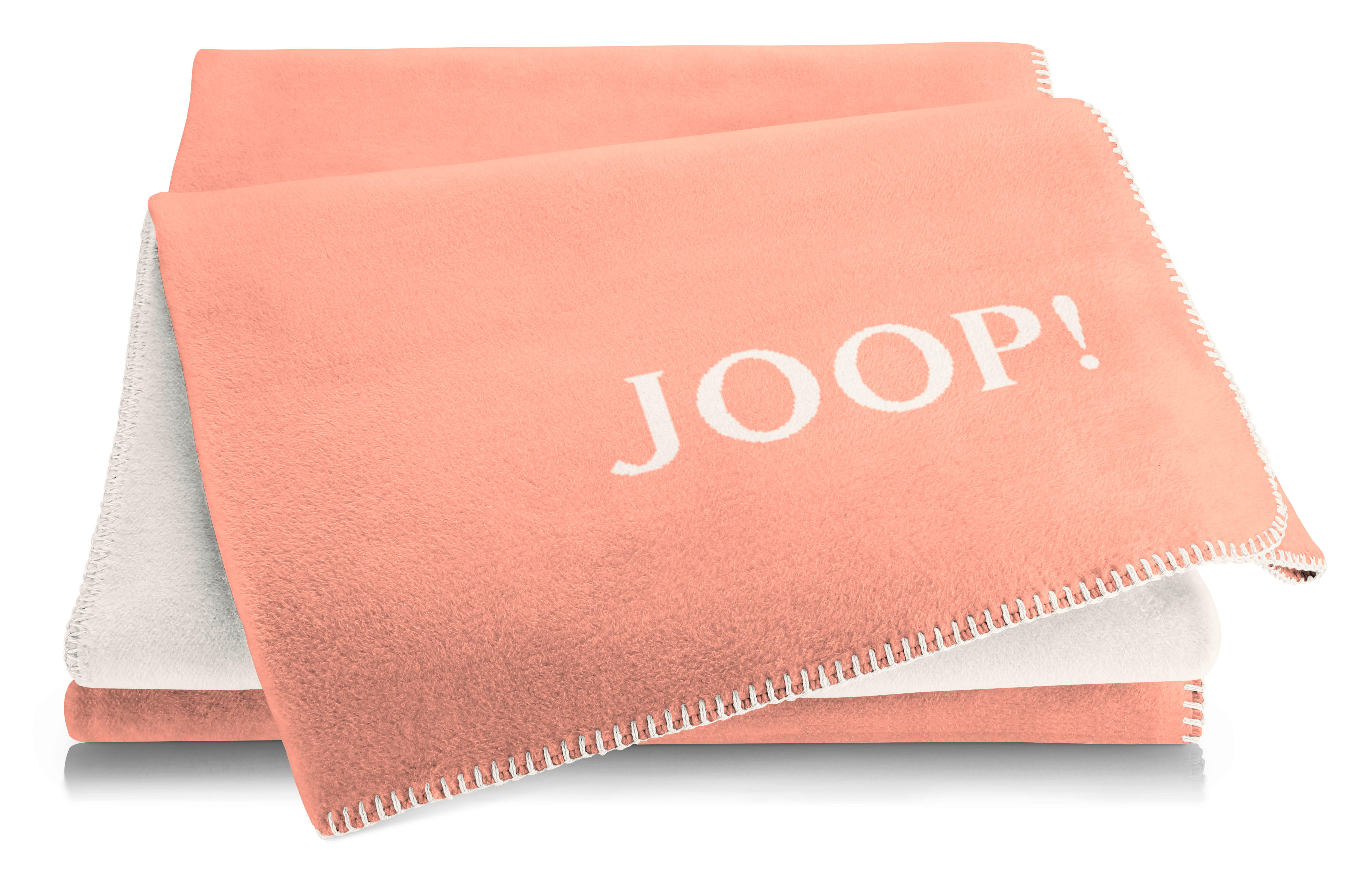 WOHNDECKE Uni Doubleface 150/200 cm  - Naturfarben/Orange, Design, Textil (150/200cm) - Joop!