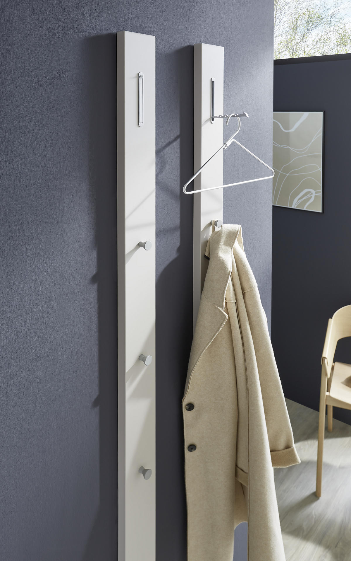 GARDEROBENPANEEL  in 10/165/5 cm  - Sandfarben, Design, Holzwerkstoff/Metall (10/165/5cm) - Dieter Knoll