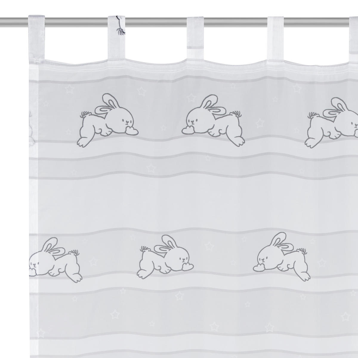 SCHLAUFENSCHAL   135/255 cm   - Grau, KONVENTIONELL, Textil (135/255cm) - My Baby Lou