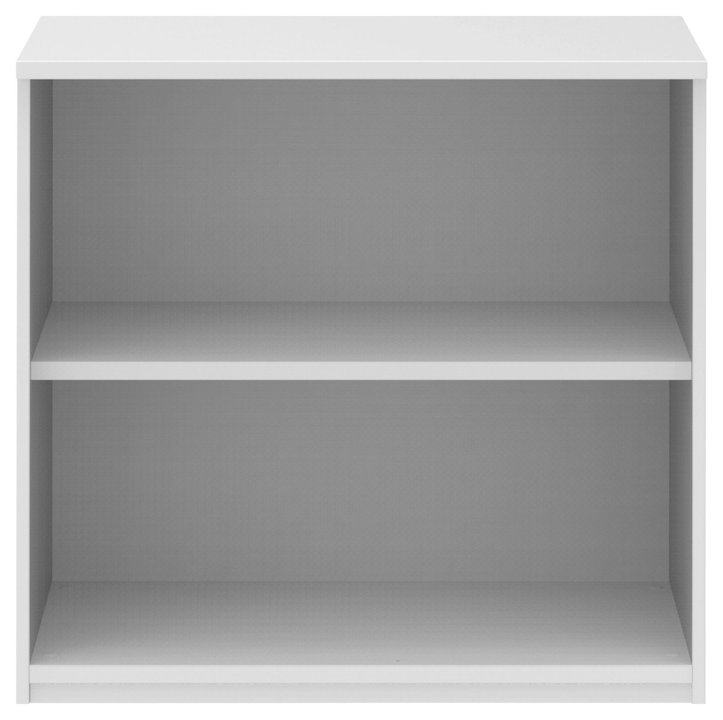 AKTENREGAL 80/76,5/43 cm  - Weiss, Konventionell, Holzwerkstoff (80/76,5/43cm) - Moderano